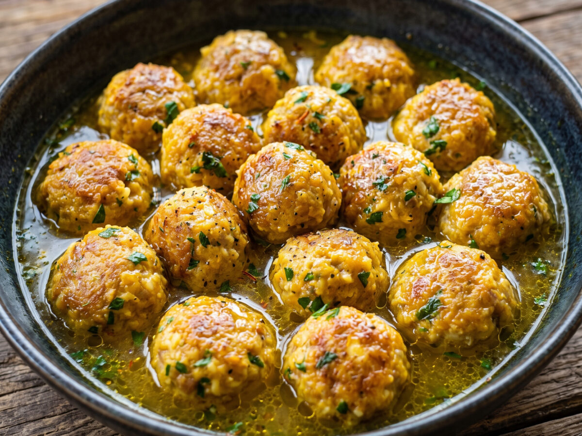 Albóndigas de calabaza y queso aus Aragón