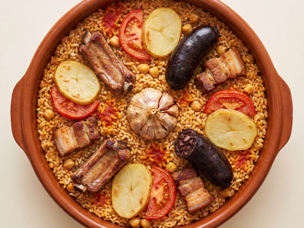 Arroz al horno: herzhafter Ofenreis aus Albacete