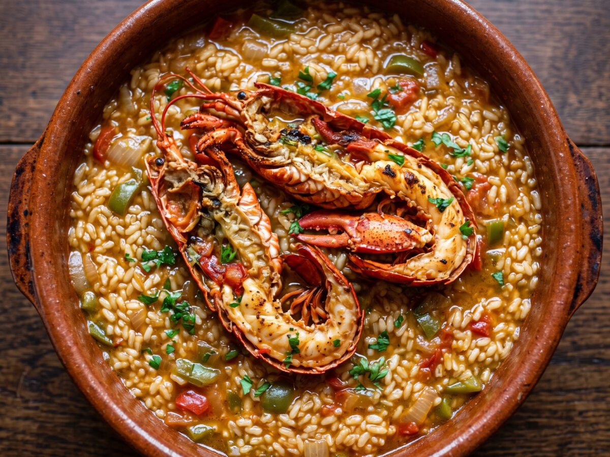 Arroz caldosu con bugre aus Asturien