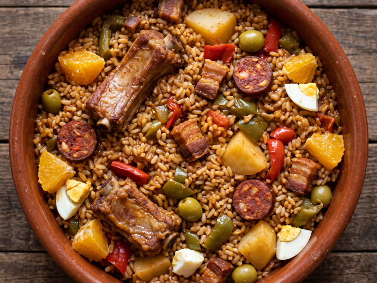 Arroz del aguinaldo: Festtagsreis aus Serrada