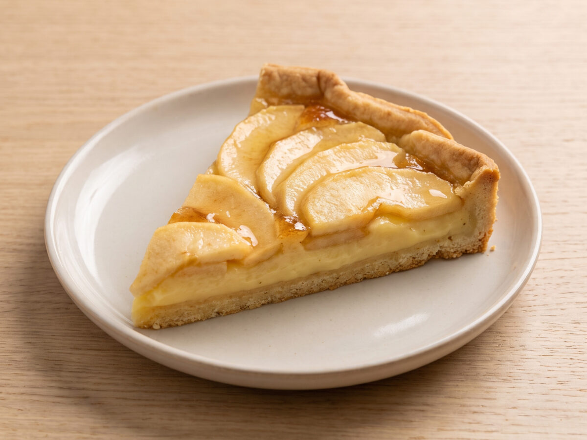 Asturische Tarta de manzana mit Zitronencreme