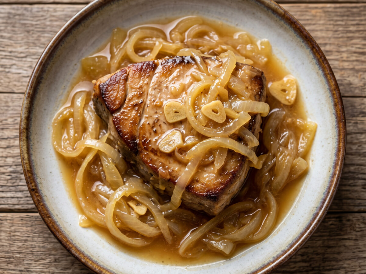 Atún encebollado aus Andalusien