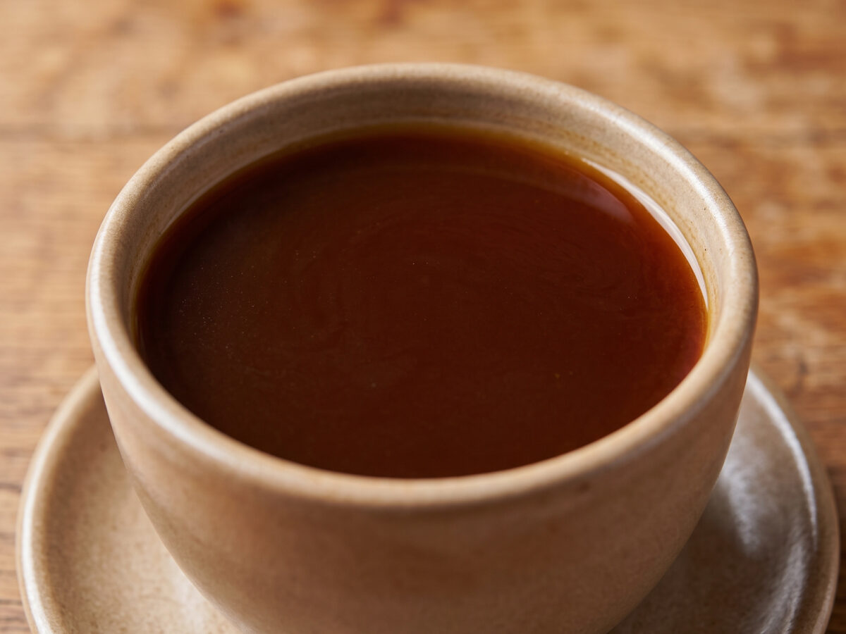 Café de puchero mit Achicoria