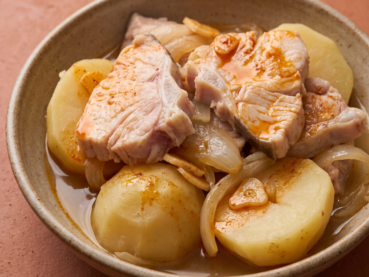Caldeirada de raya: Rochen mit galicischer Ajada