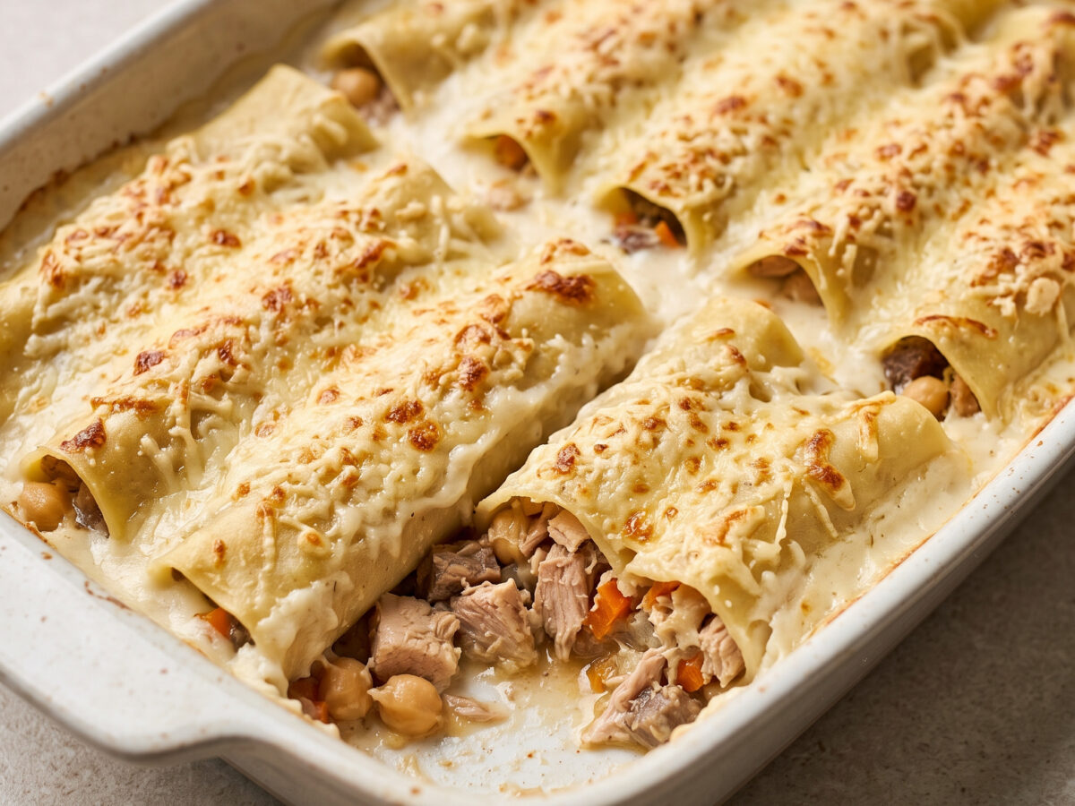 Canelones de puchero aus der Comunitat Valenciana