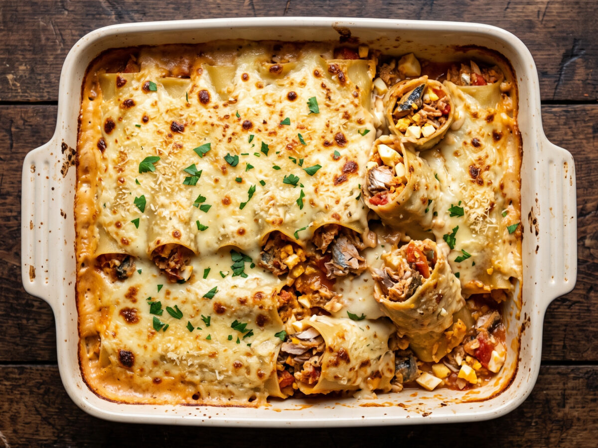Canelones de sardinas aus Santander