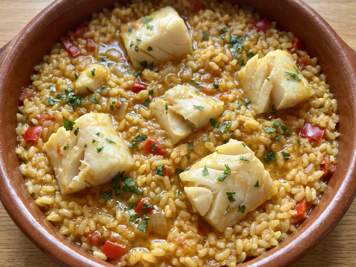 Cazuela de arroz con bacalao: Melilla im Reistopf