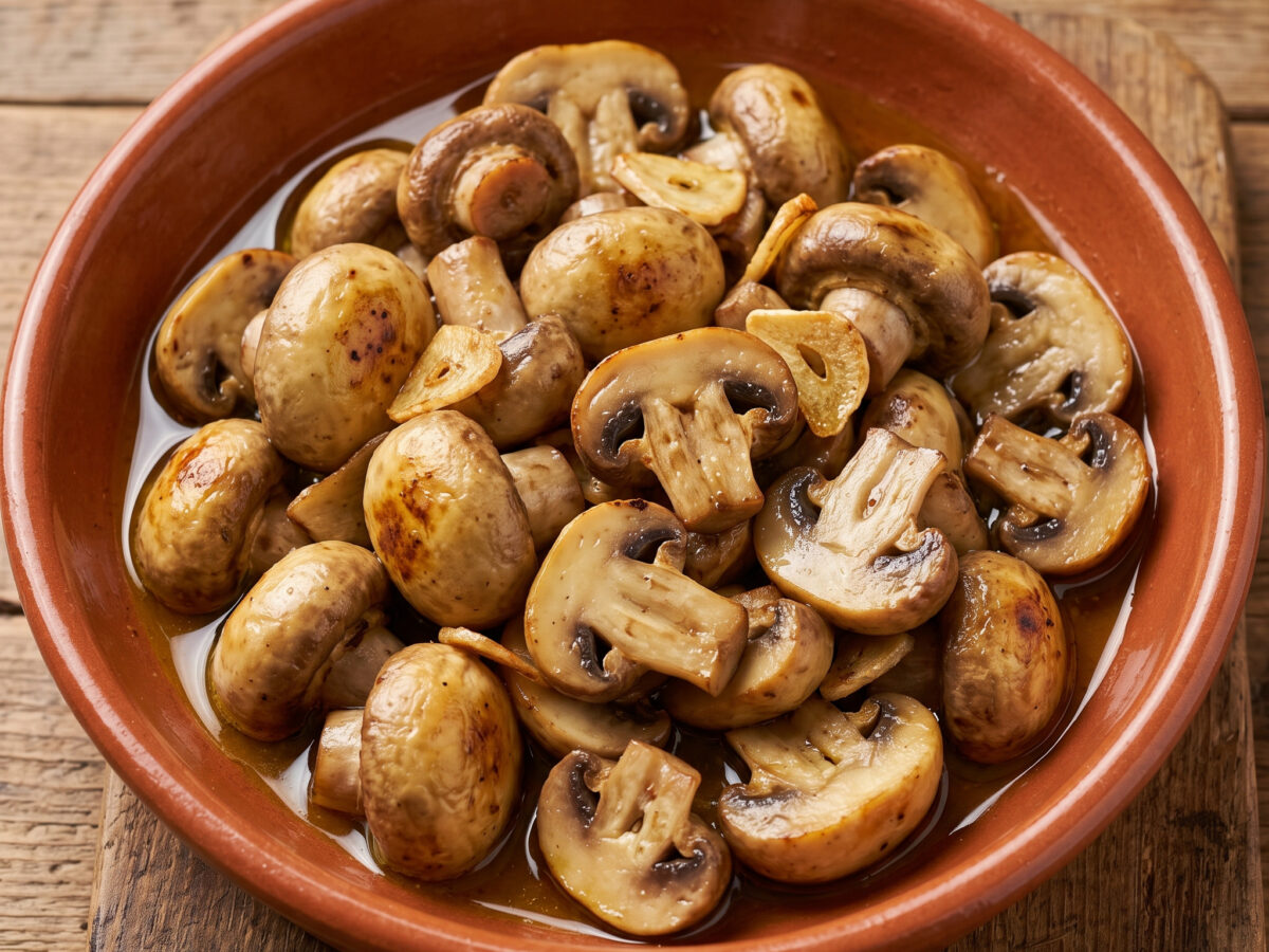 Knoblauchpilze aus der spanischen Küche