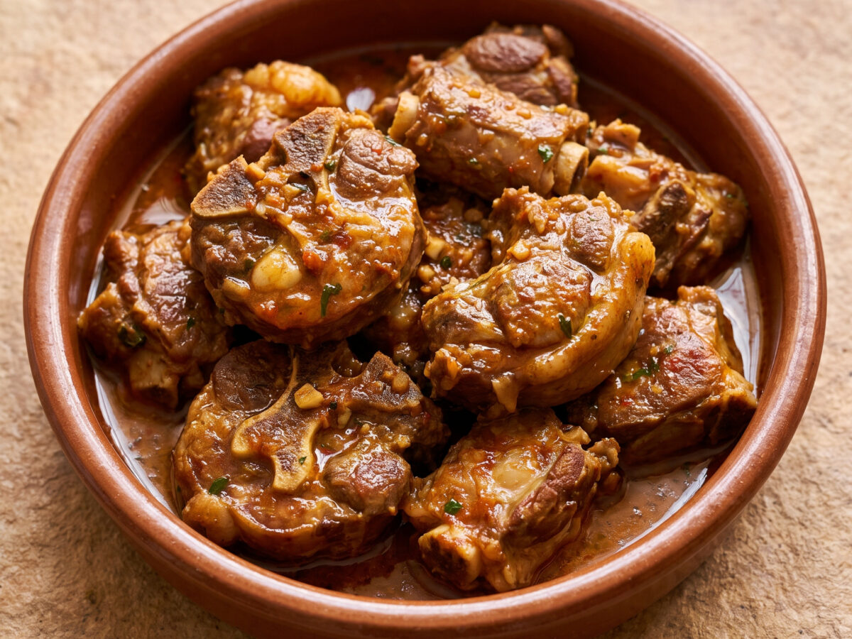 Colloni: Lamm in valencianischer Knoblauchsauce