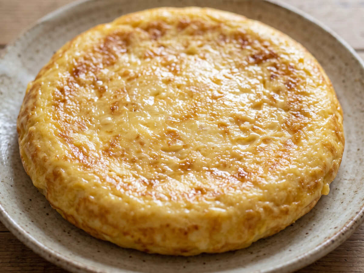Cremige Käse-Tortilla aus Spanien