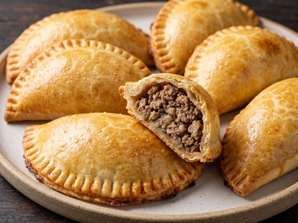 Crestes de carn: Katalanische Empanadillas mit Fleisch