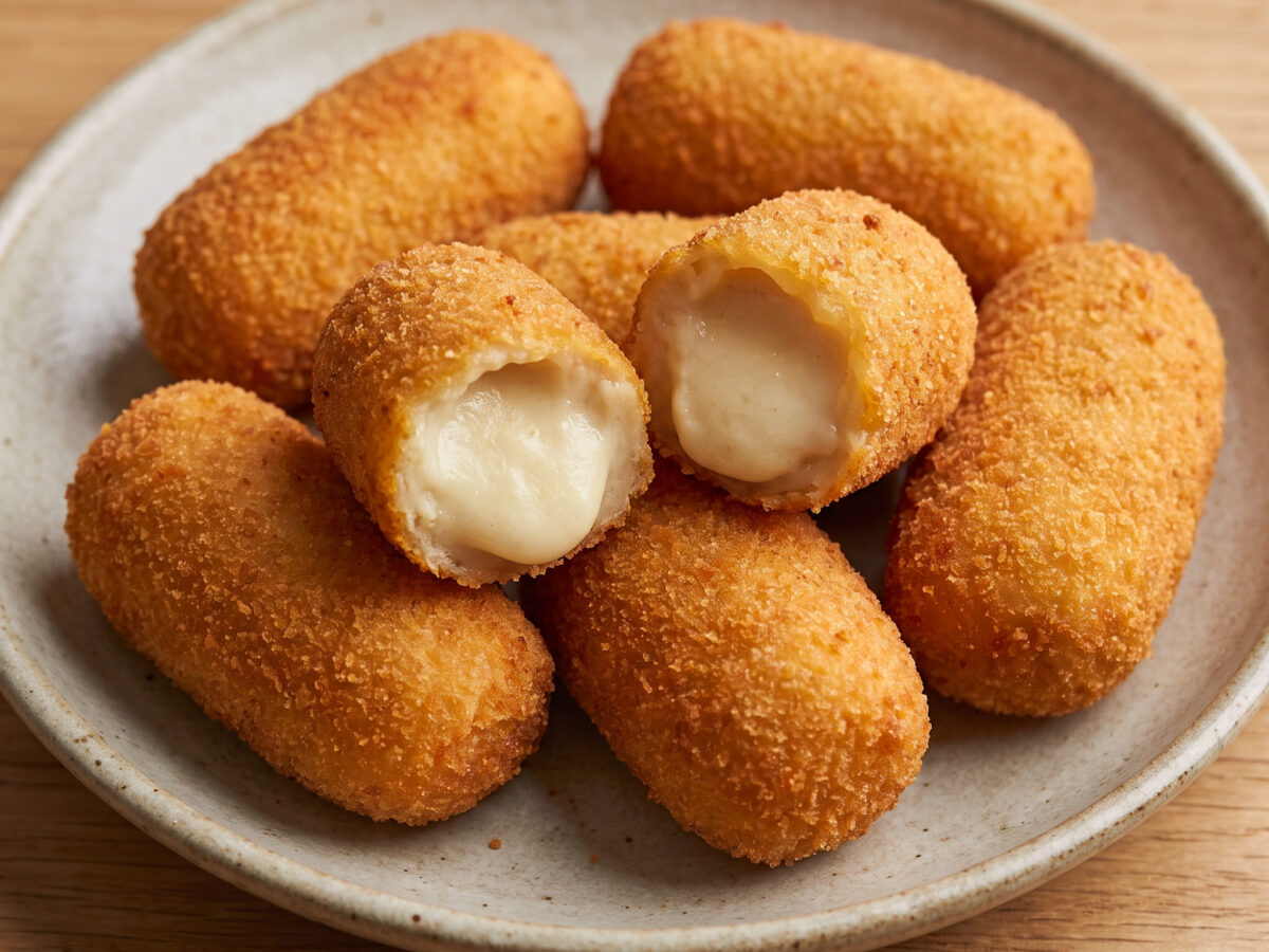 Croquetas de queso manchego aus Castilla-La Mancha