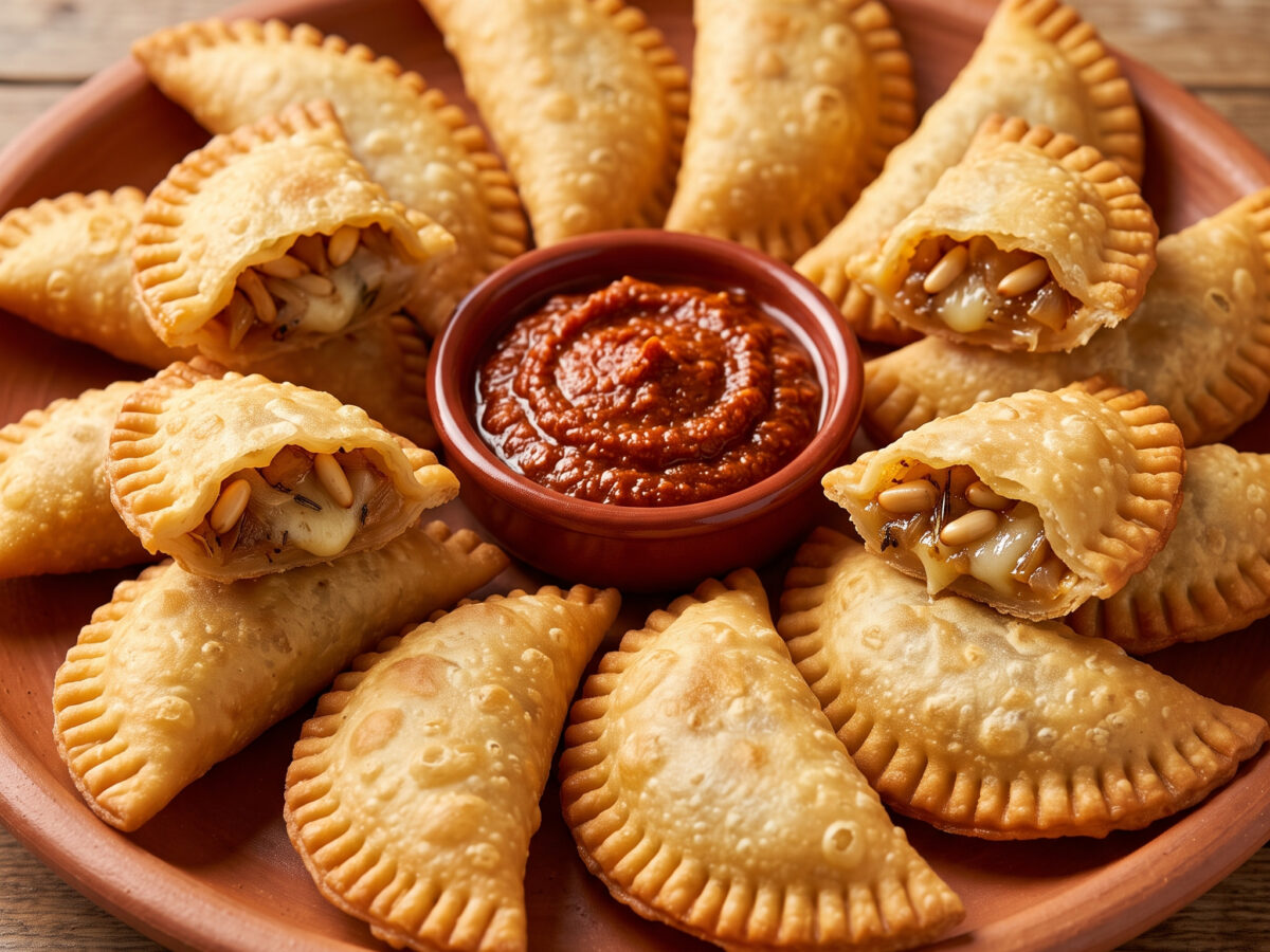 Empanadillas manchegas con piñones