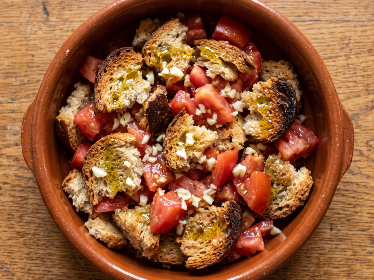 Ensalada de crostes: Ibizas herzhafter Brotsalat