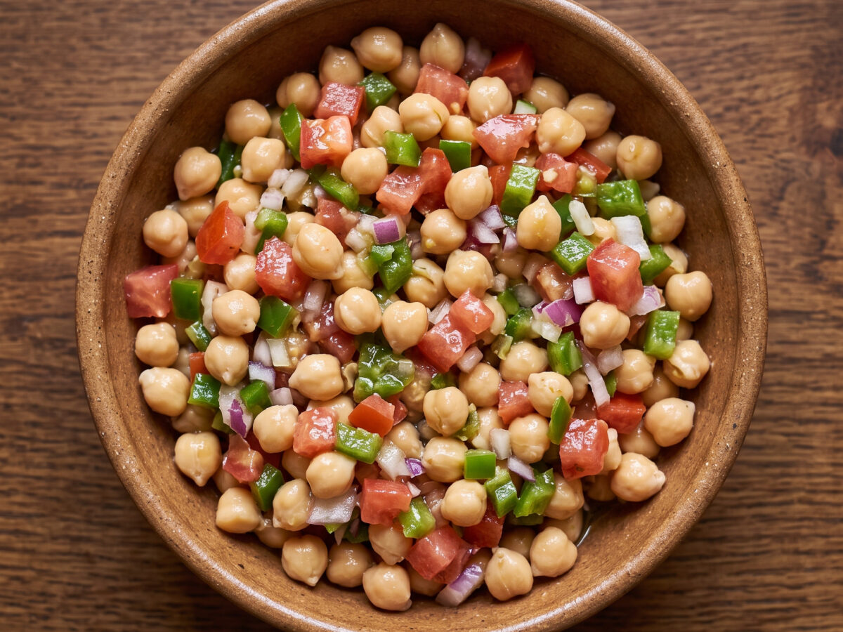Ensalada de garbanzos aus Canarias