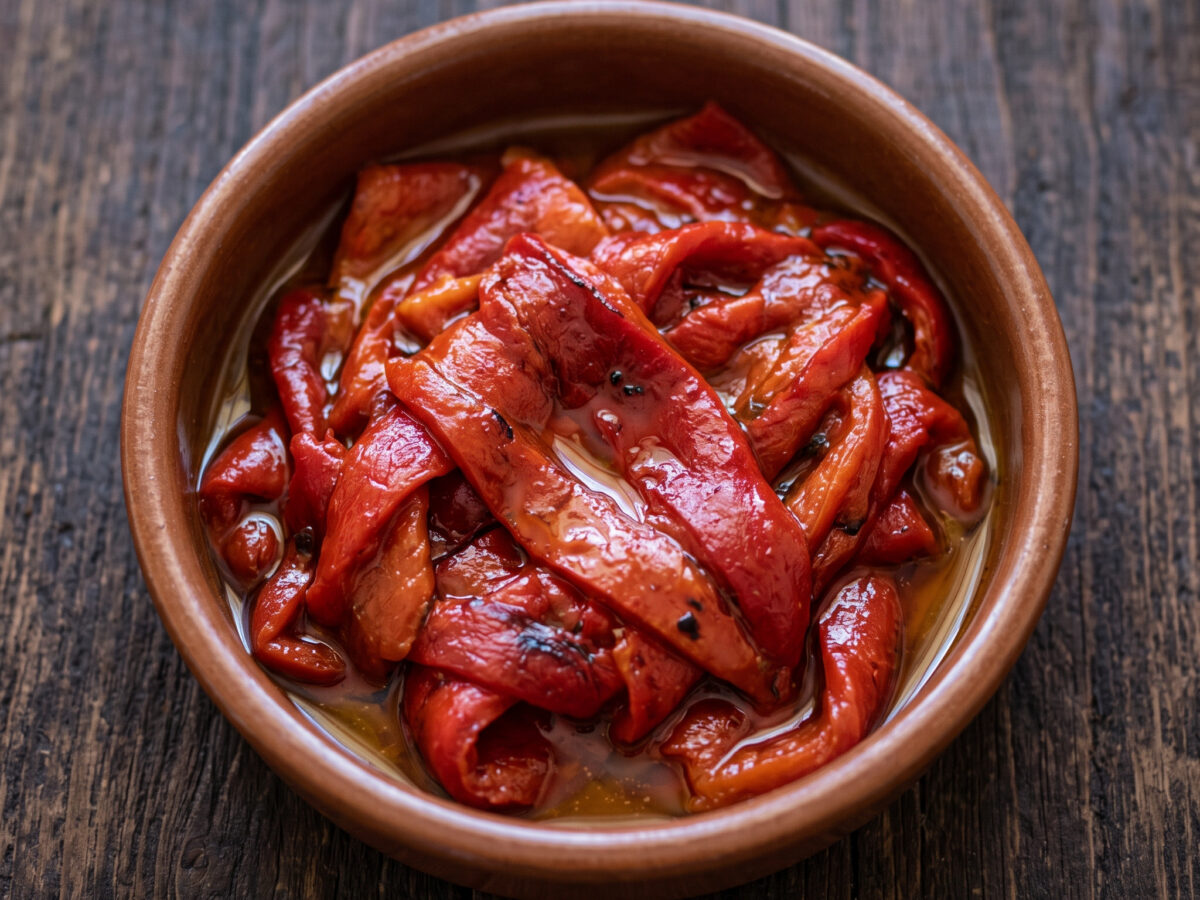 Ensalada de pimientos asados aus Ceuta