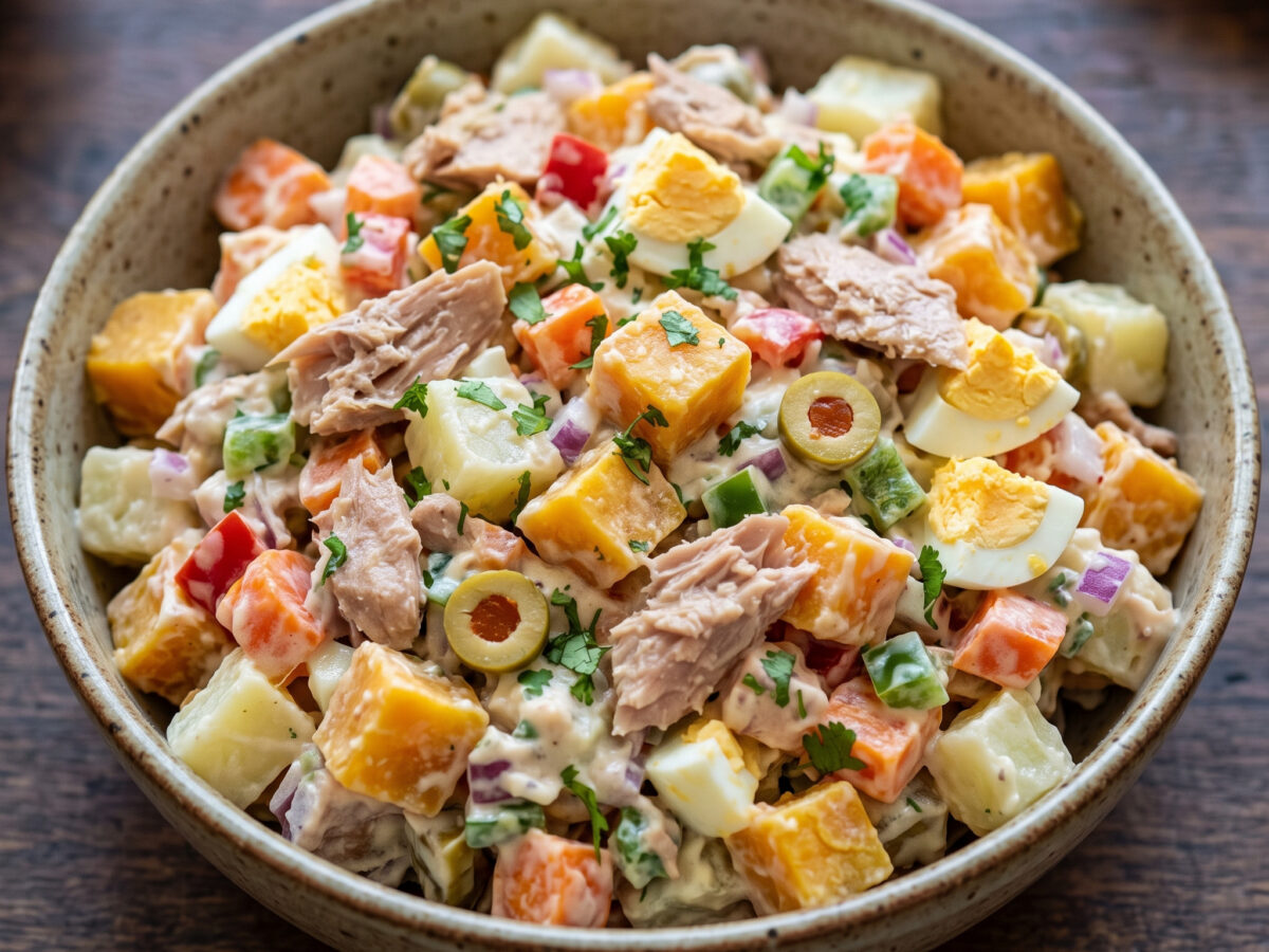 Ensaladilla de batata aus Canarias