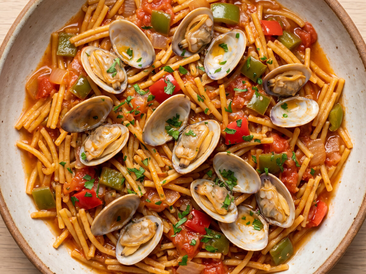 Fideos con Coquinas – andalusische Küstenküche