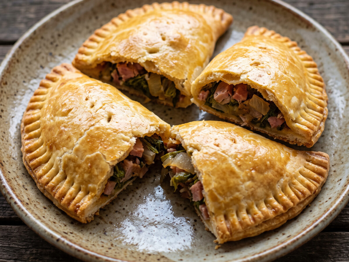 Galicische Empanadillas mit Lacón und Grelos