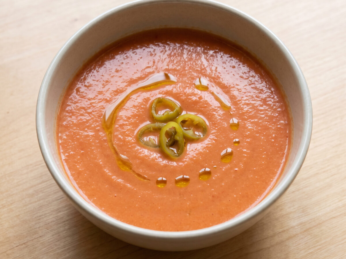 Gazpacho vasco mit Ibarra-Piparras