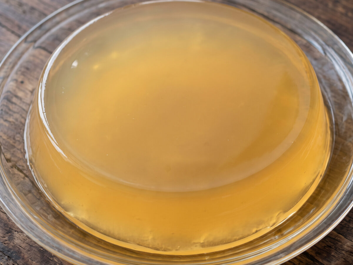 Gelatina de sidra aus Asturien