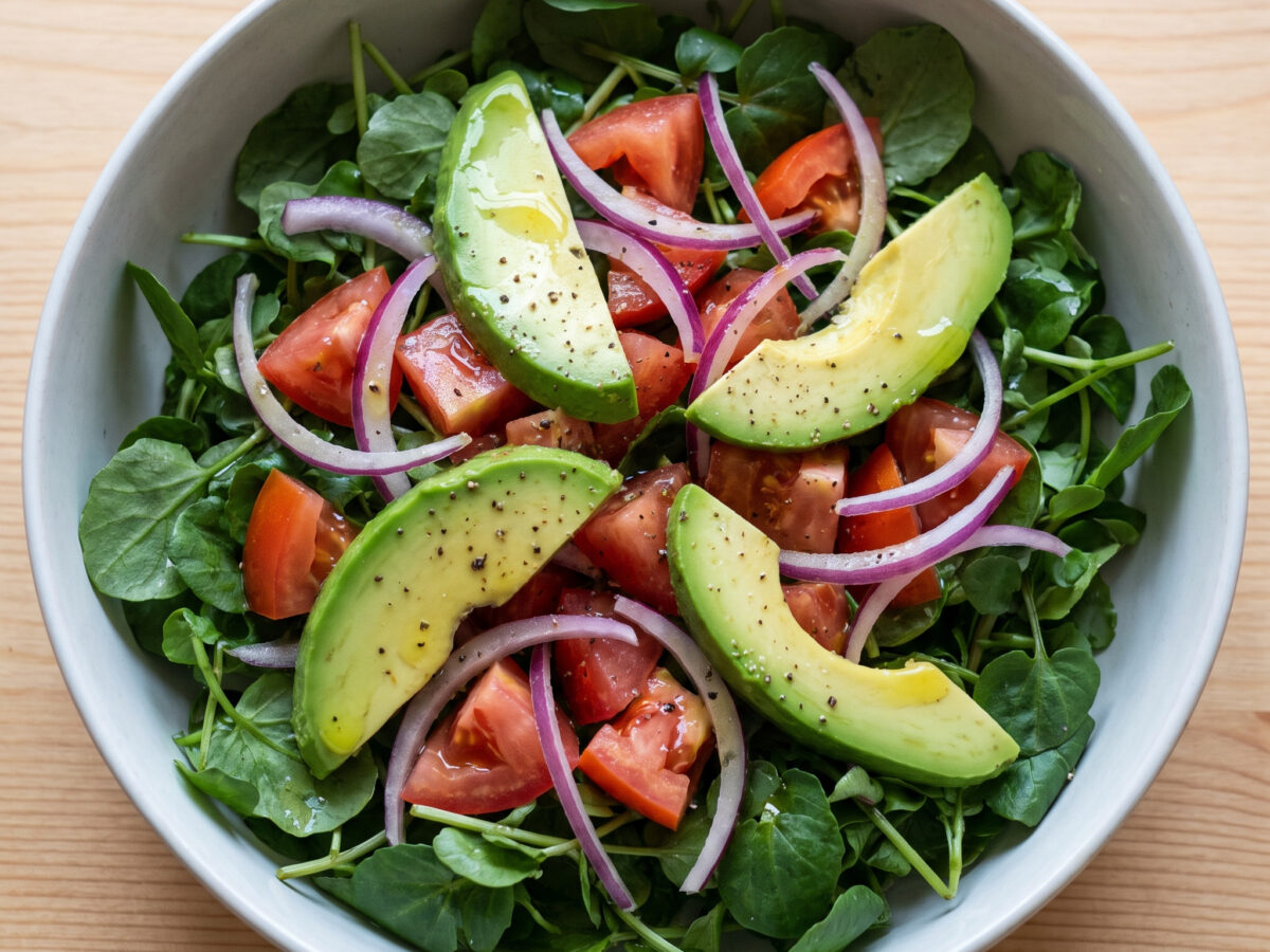 Kanarische Ensalada de berros y aguacate