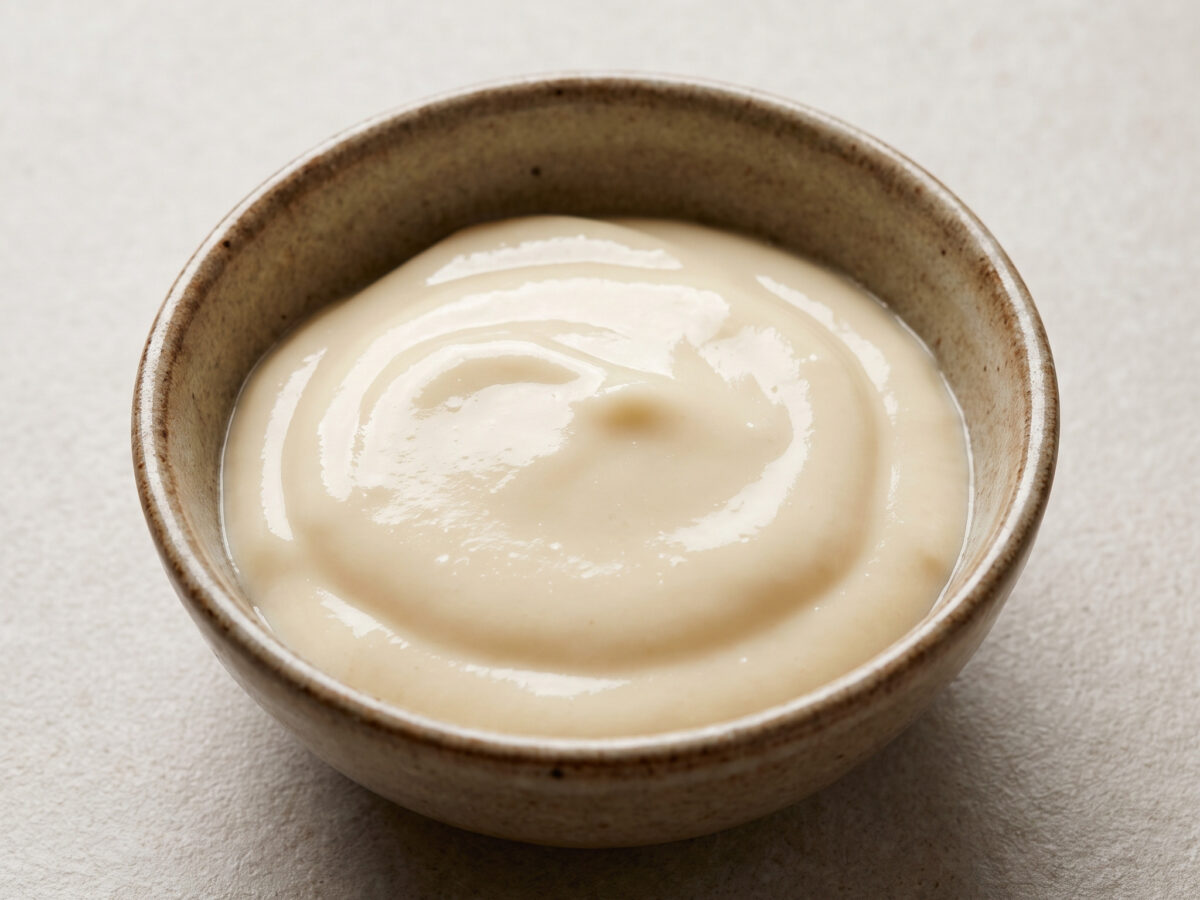 Knoblauch-Öl-Emulsion aus Aragón