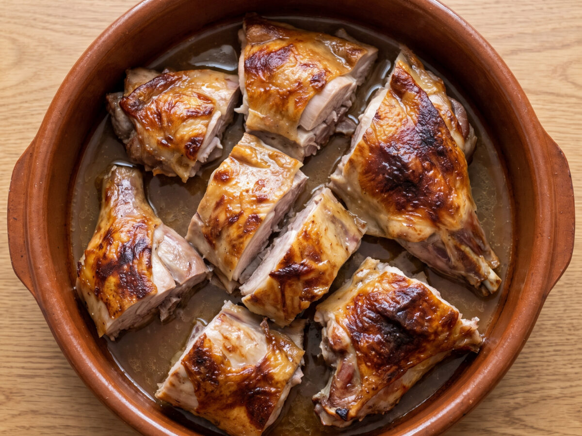 Lechazo asado aus Castilla y León
