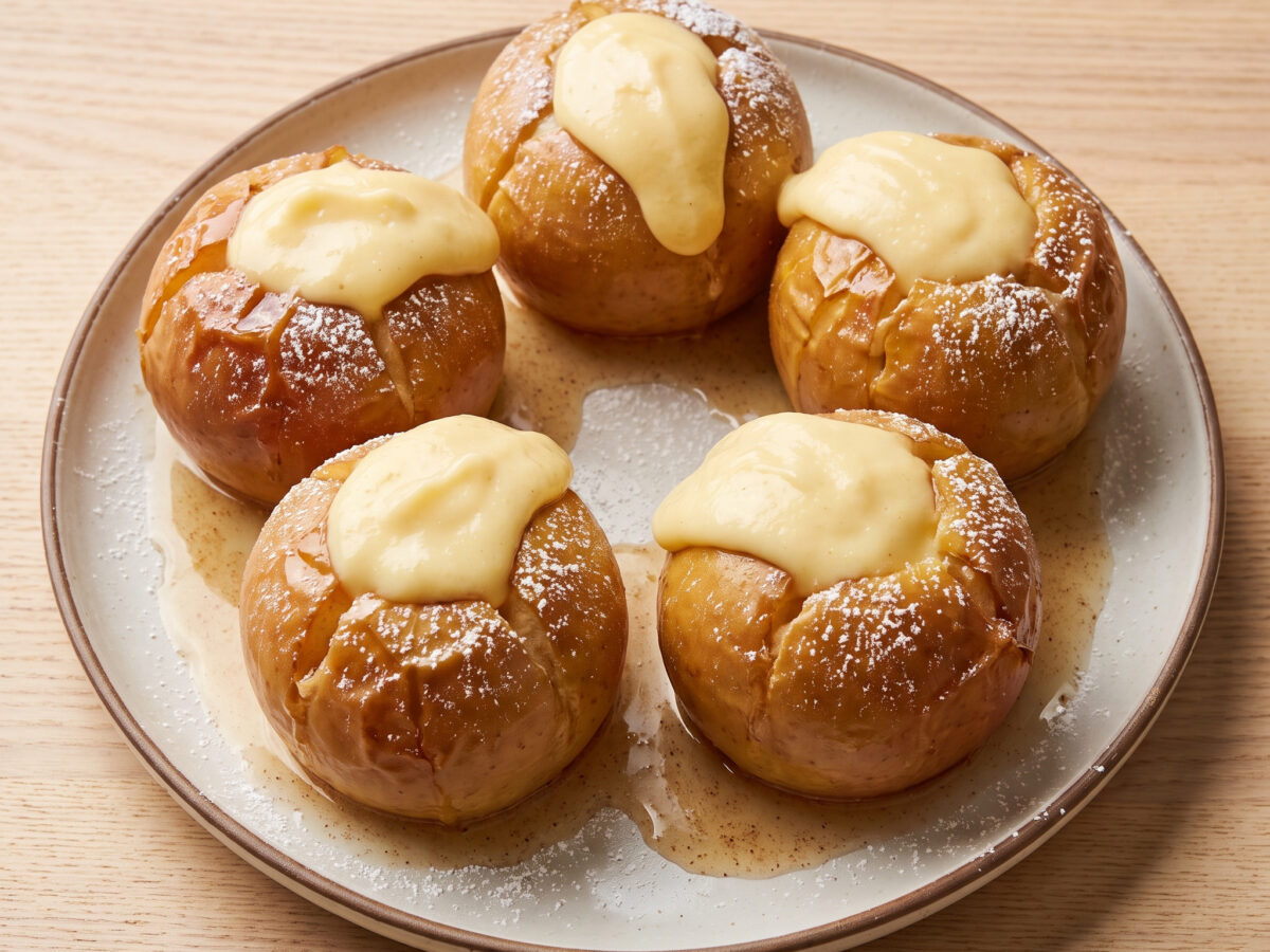 Manzanas asadas mit Cremefüllung