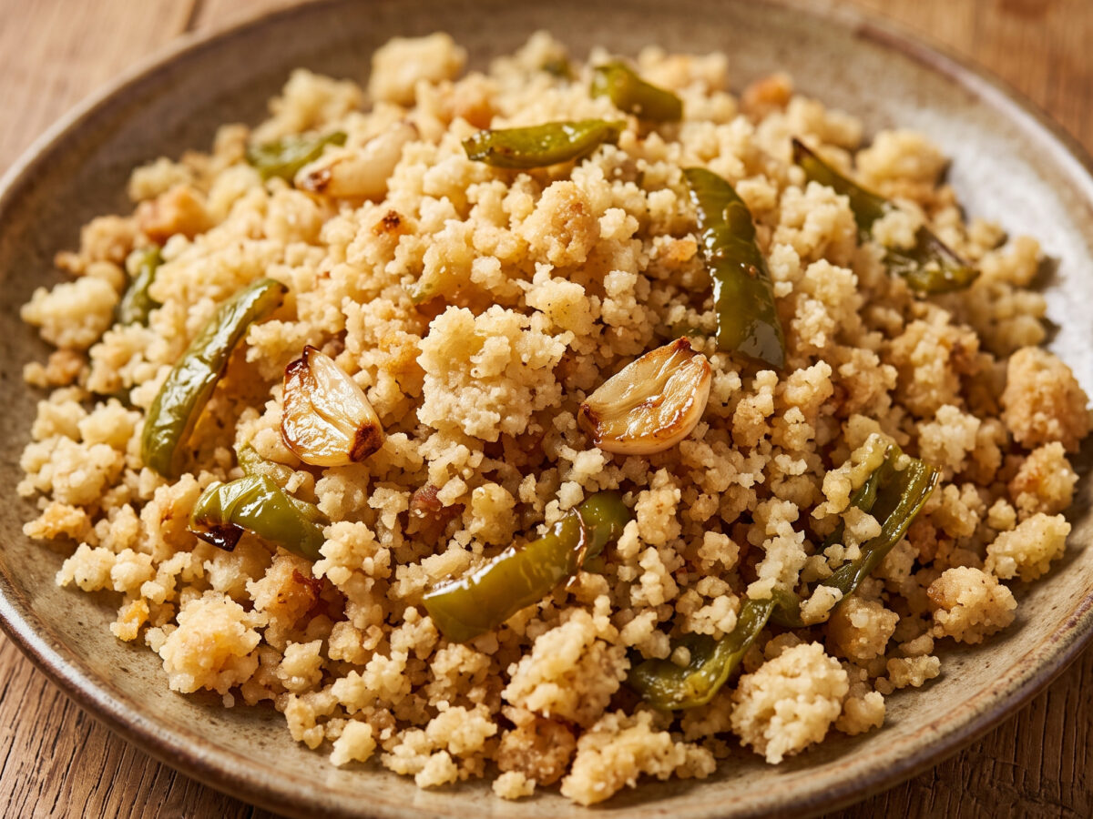 Migas de sémola aus Almería: körnig und herzhaft