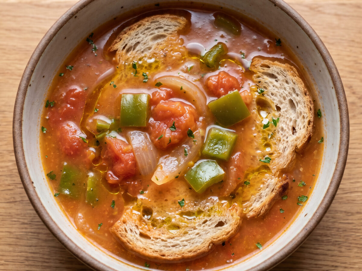 Oliaigua con tomates