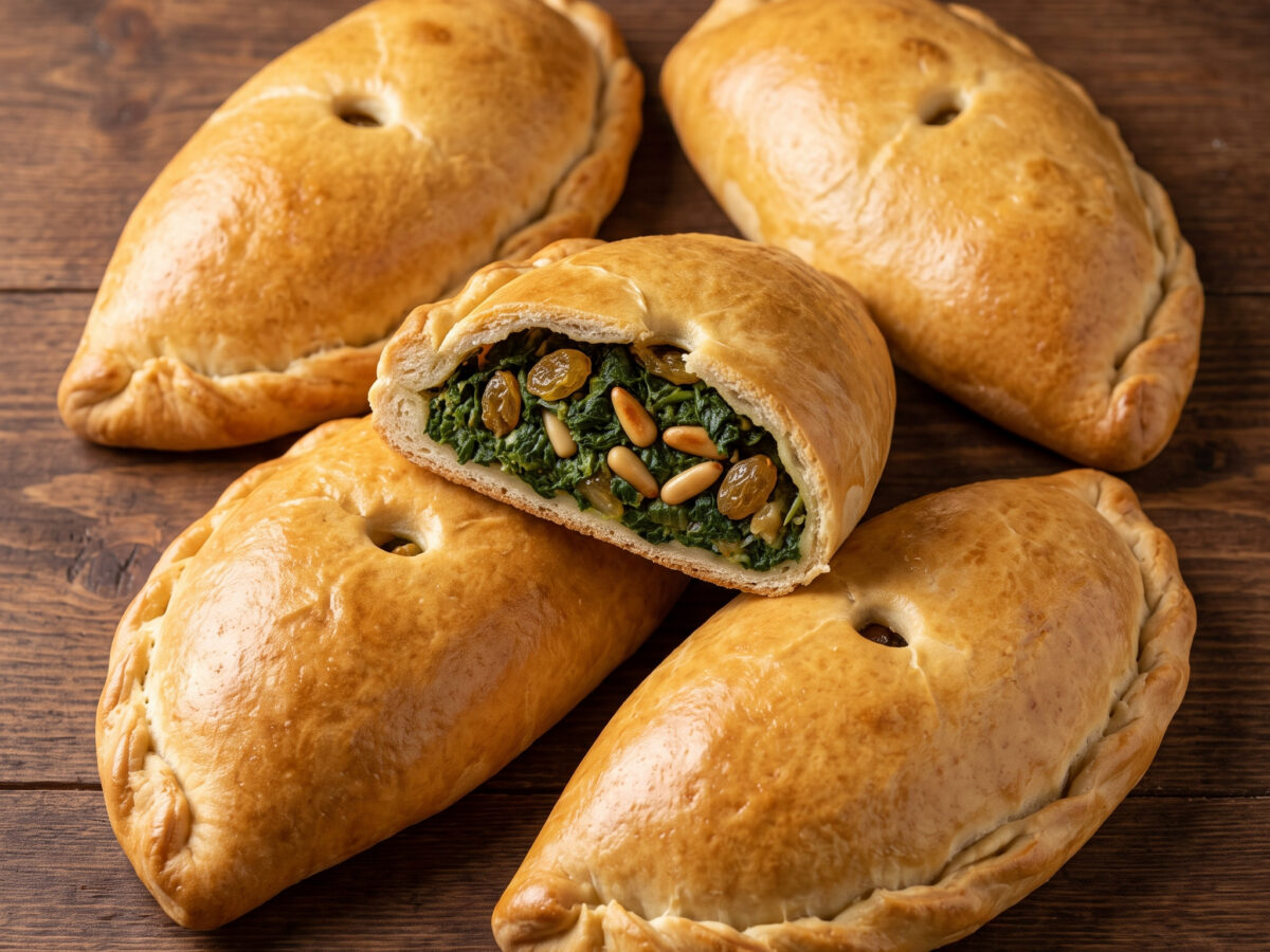 Panadons d’espinacs aus Katalonien