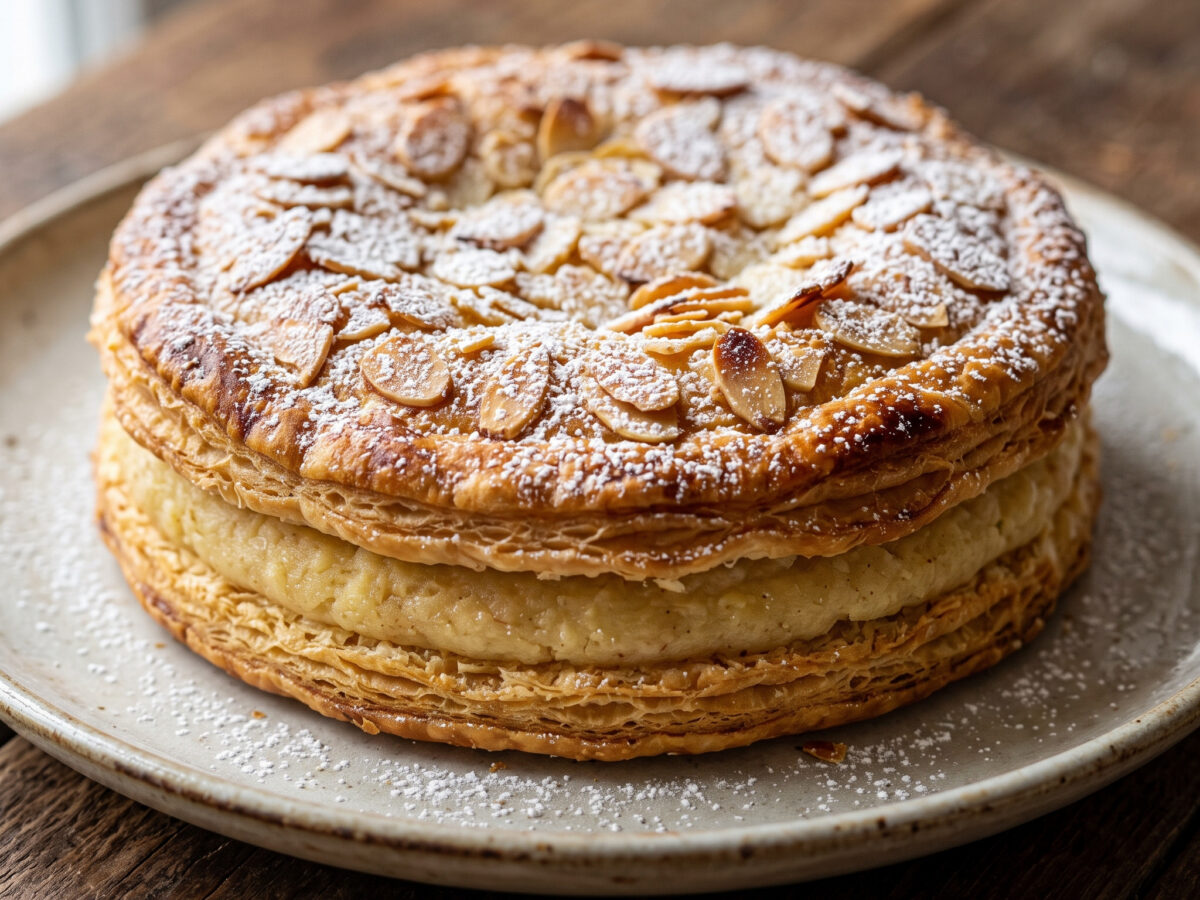 Pantxineta: baskische Blätterteigtarte mit Creme