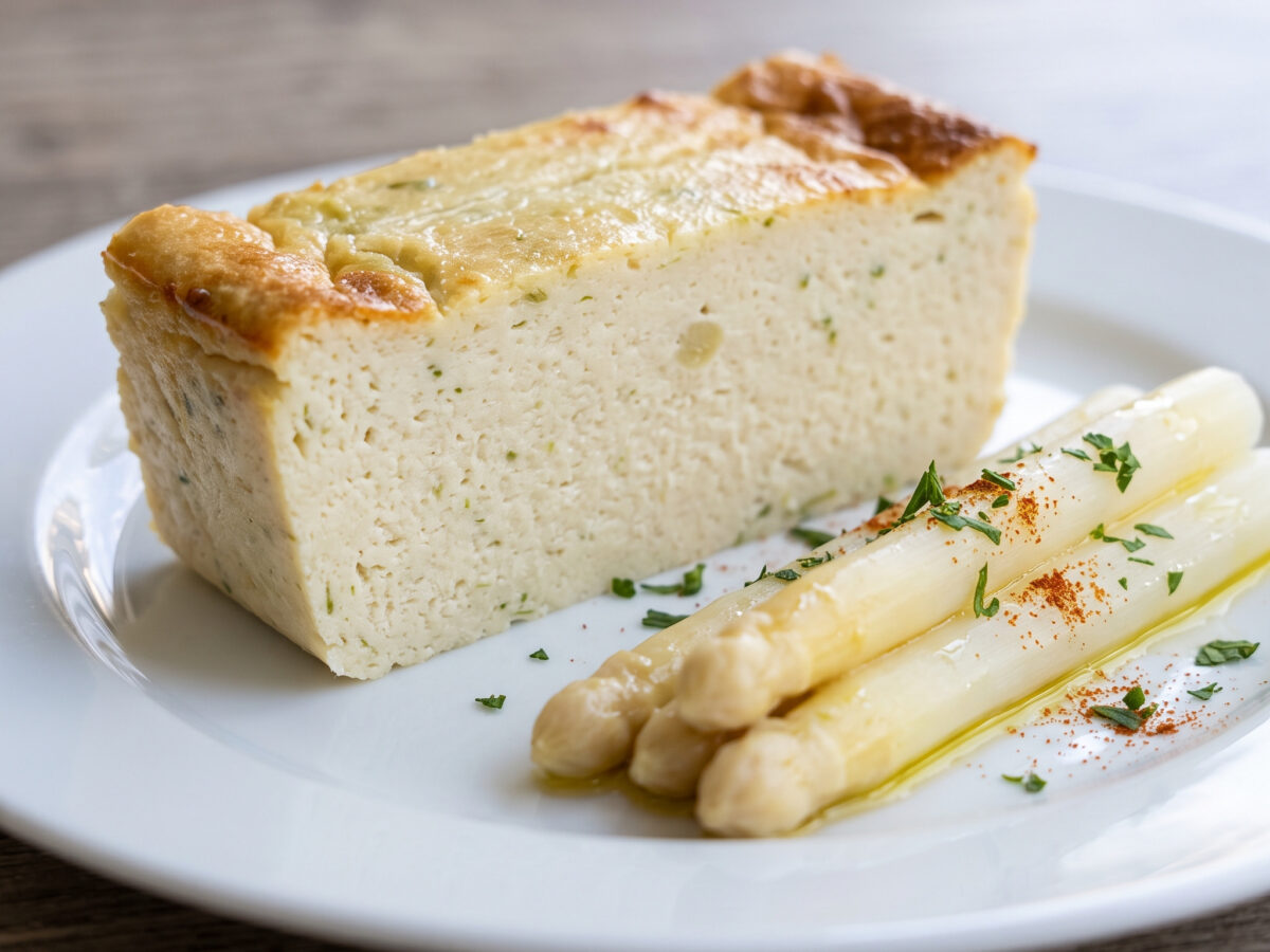 Pastel de espárragos aus Navarra
