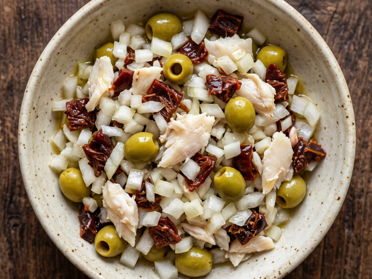 Zwiebel, Ñora und Bacalao aus Murcia
