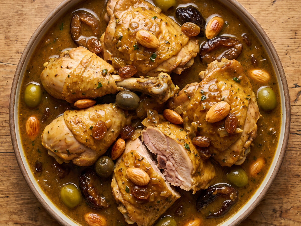 Melilla auf dem Teller: Pollo a la moruna