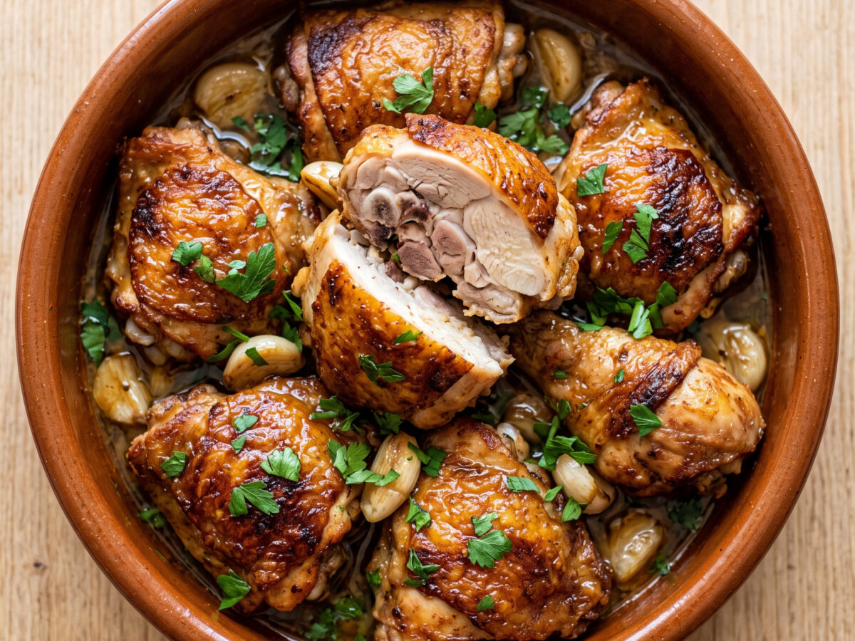 Pollo al ajillo: Andalusisches Knoblauchhähnchen