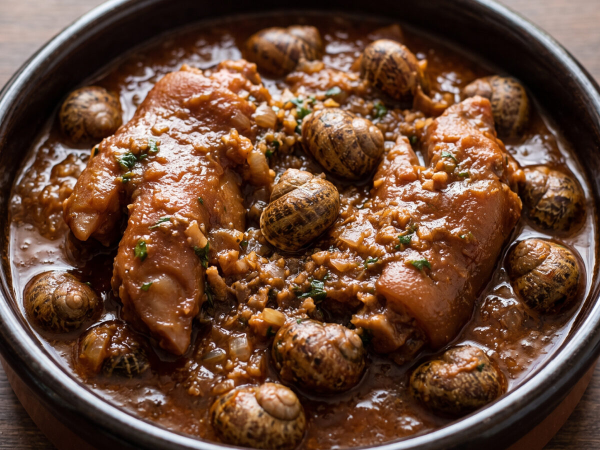 Schneckentopf mit katalanischem Charakter