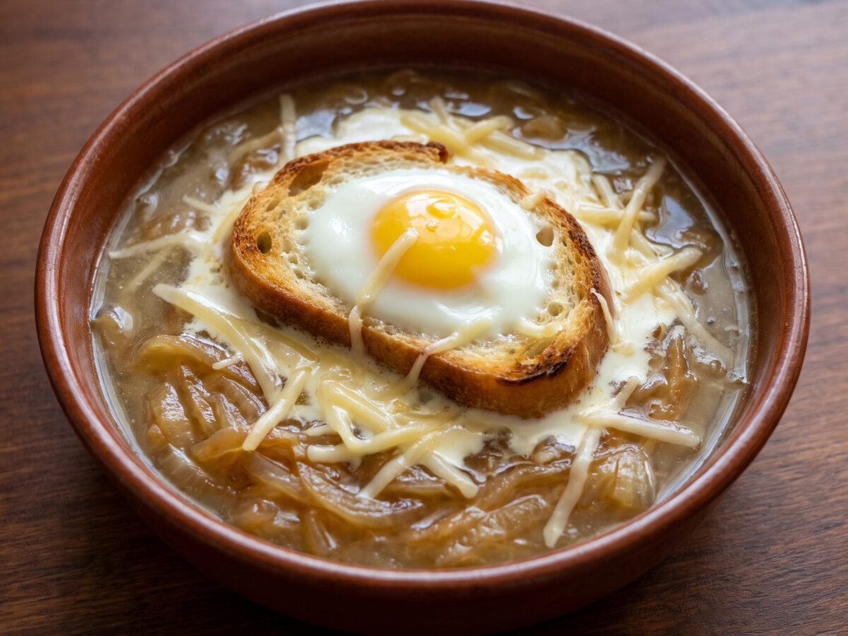 Sopa de ceba confitada aus Katalonien