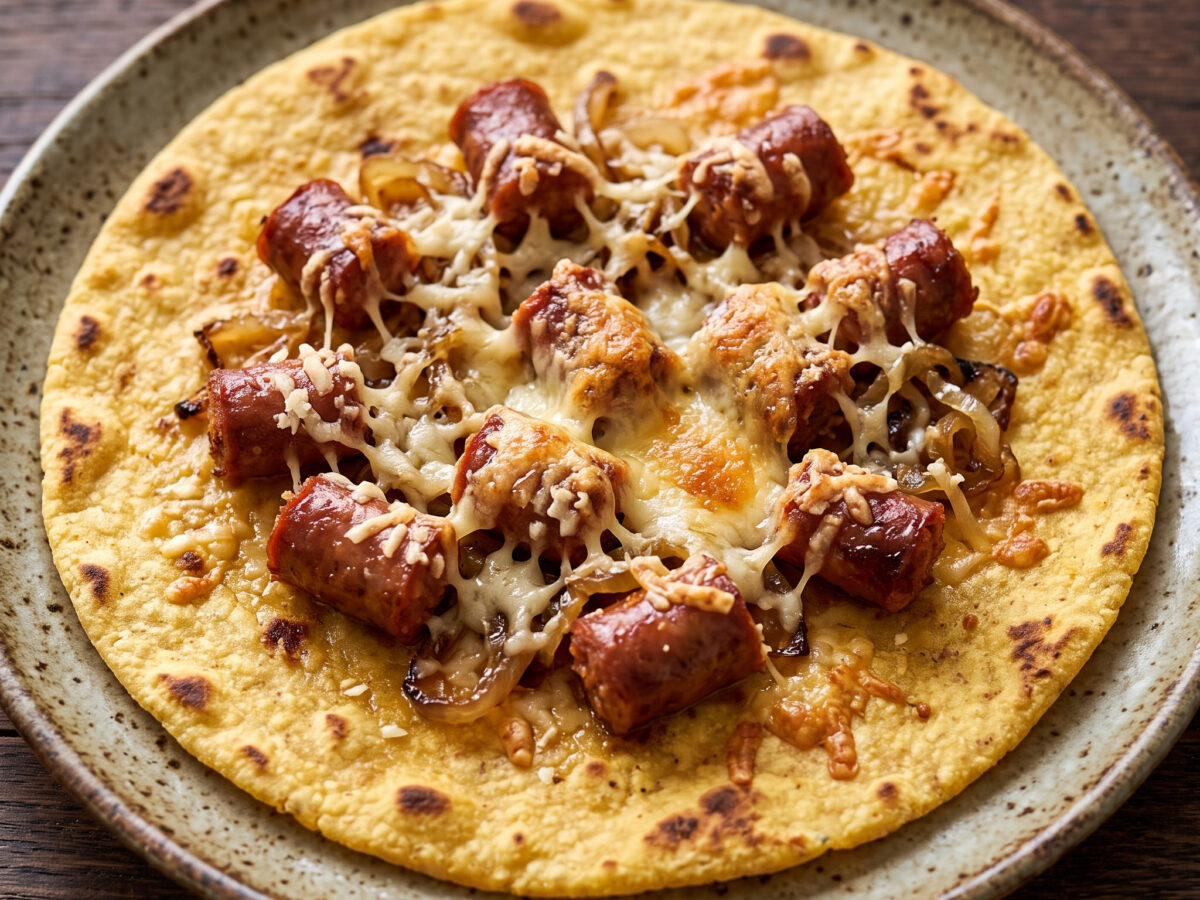 Talo con txistorra y queso Roncal aus Navarra