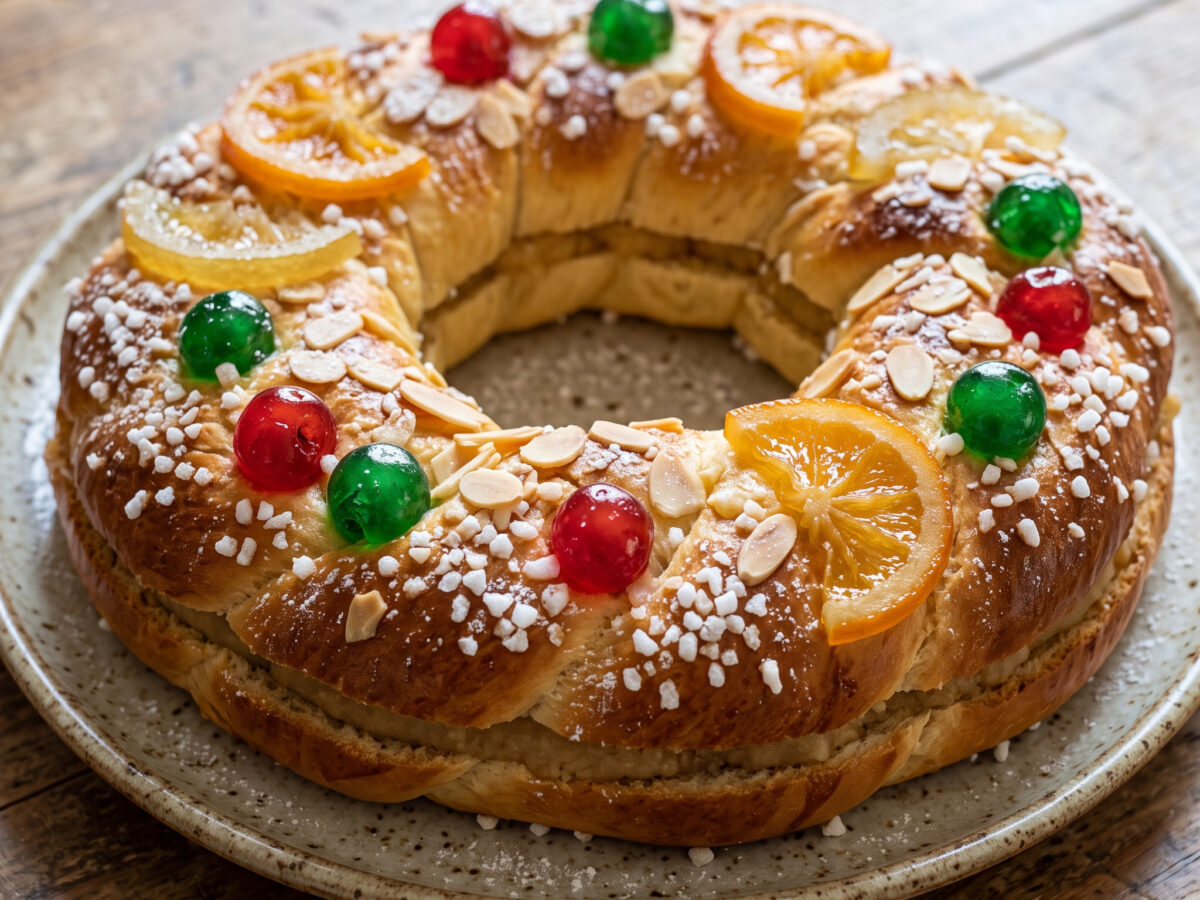 Marzipan im Hefekranz: Tortell de Reis aus Katalonien