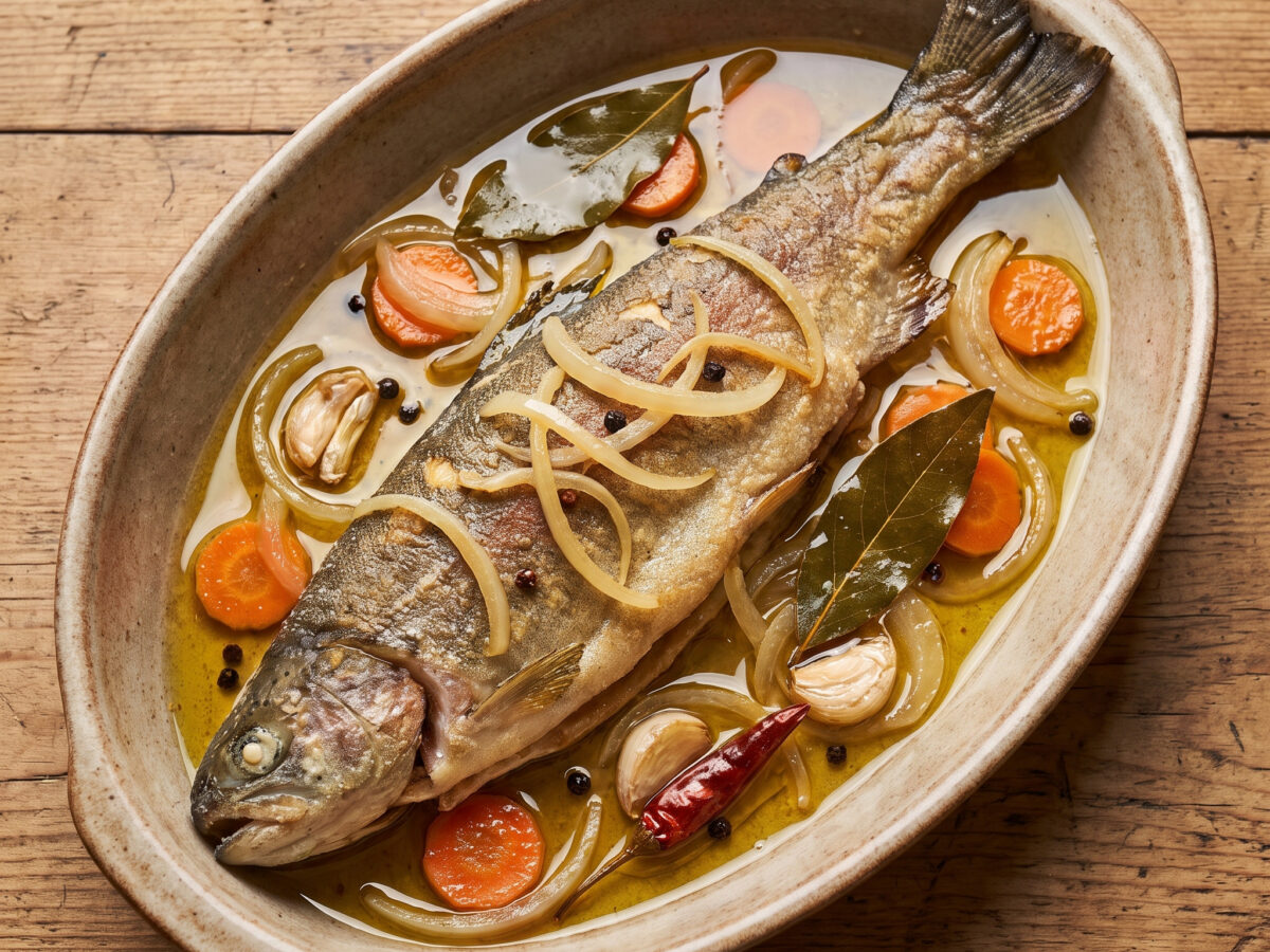 Trucha escabechada aus Madrid